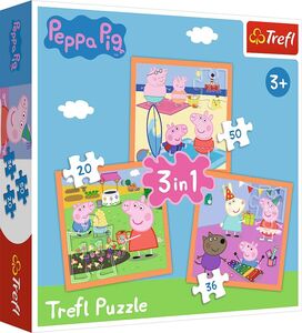 Trefl Peppa Wutz Puzzles 3-in-1