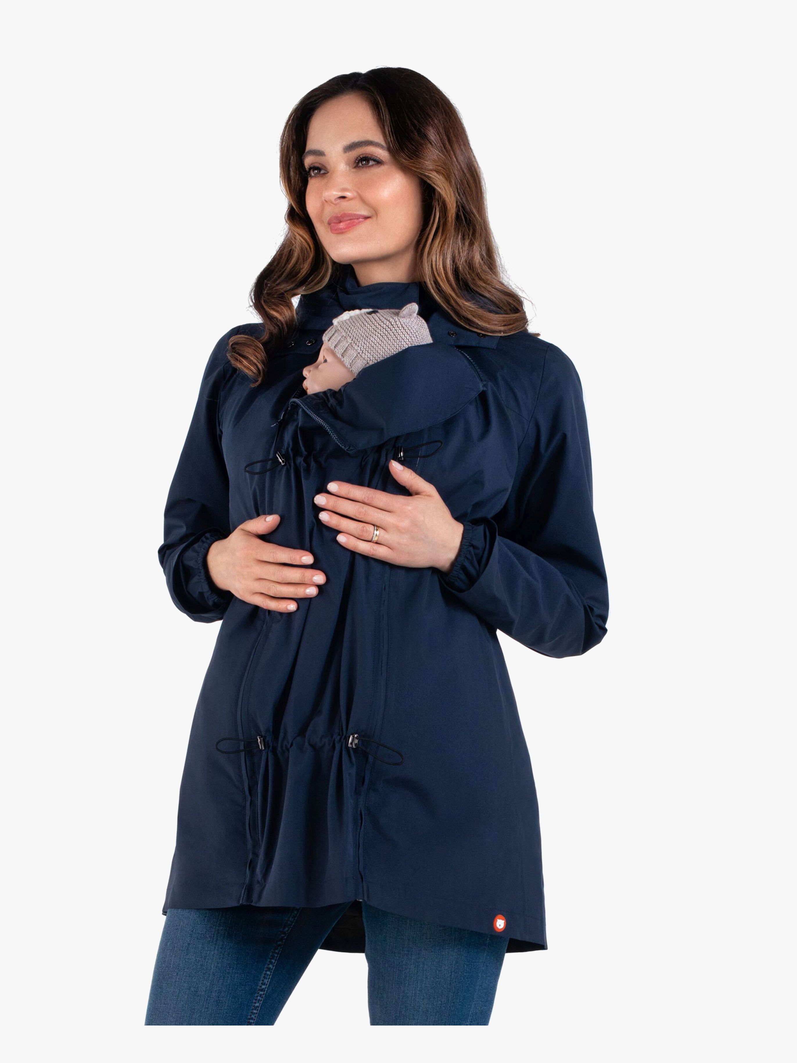 Wombat Numbat GO Schwangerschafts-/Tragejacke,Blau XXL