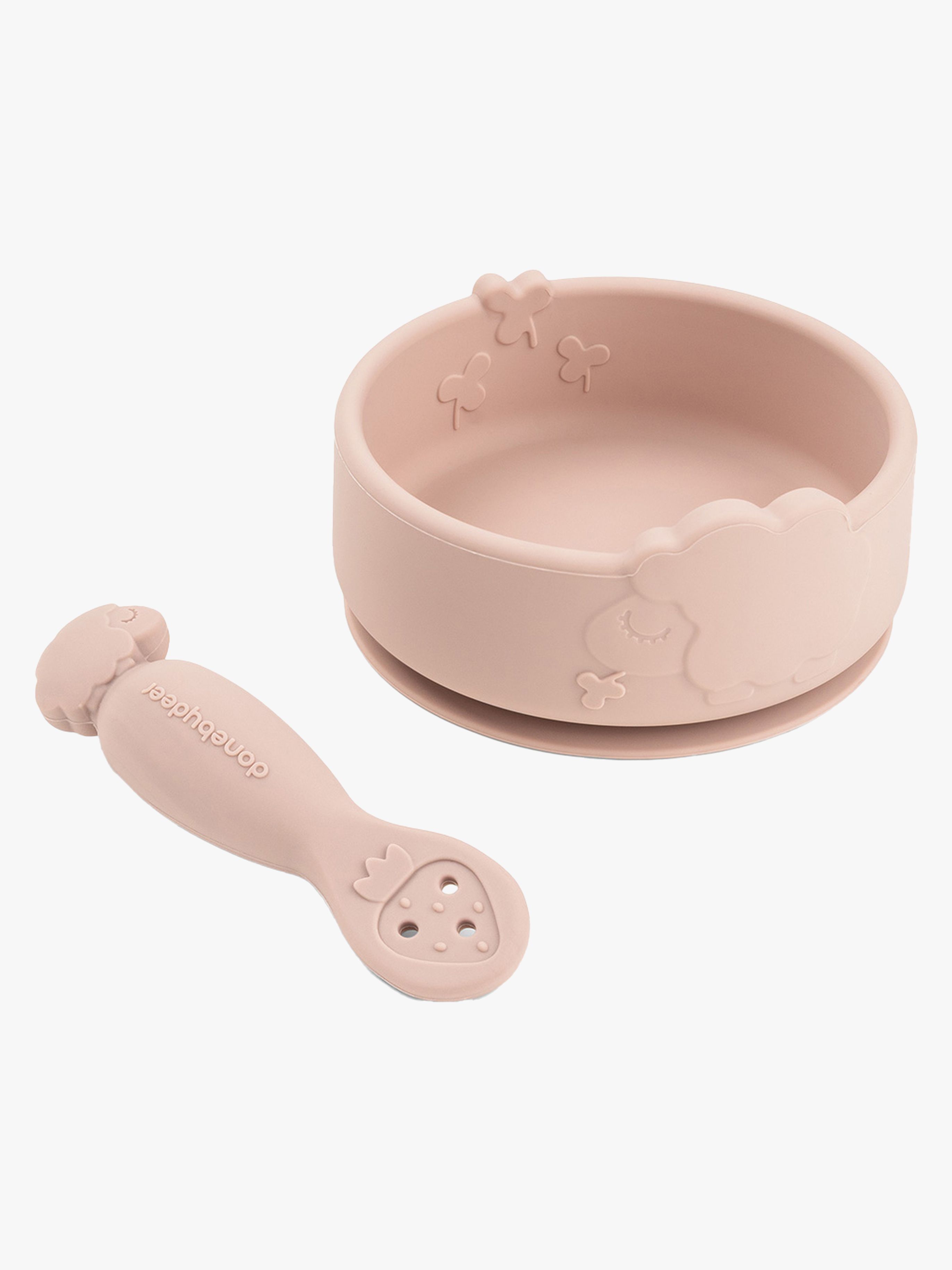 Sheepy Silikon Geschirr-Set Stick & Stay, Powder
