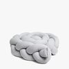 Alice & Fox ALEAH Geflochtenes Nestchen 200 cm, Light Grey