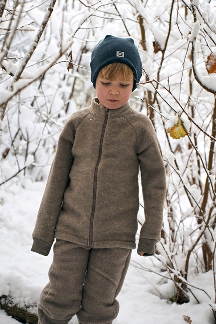 Mikk-Line Wollfilz-Jacke Kind, Melange Denver