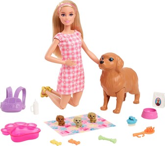 Barbie Newborn Pups Modepuppe