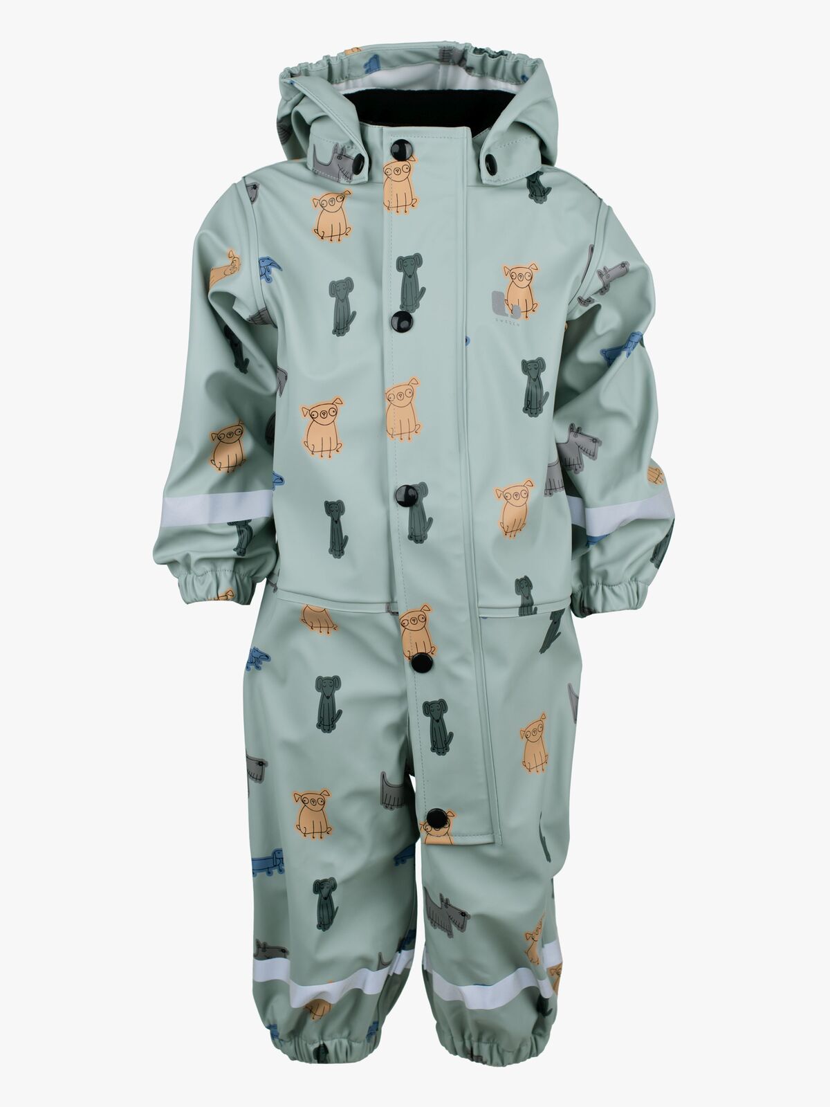 Lindberg Vattholma Regenoverall, Grün/Grau