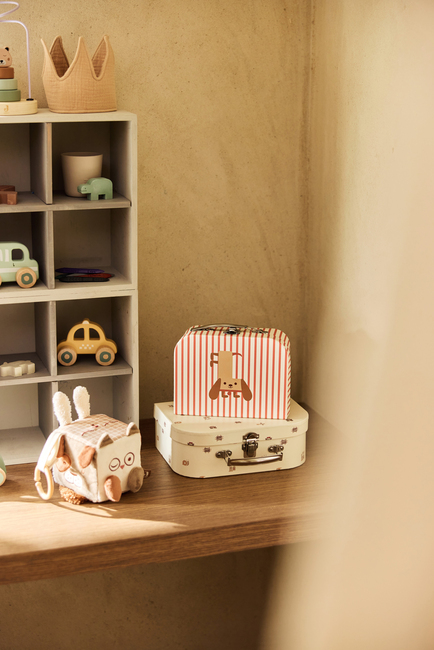Jollein Koffer 2er-Pack, Animal Friends