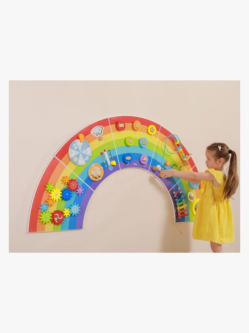 VIGA Wandspielzeug Regenbogen