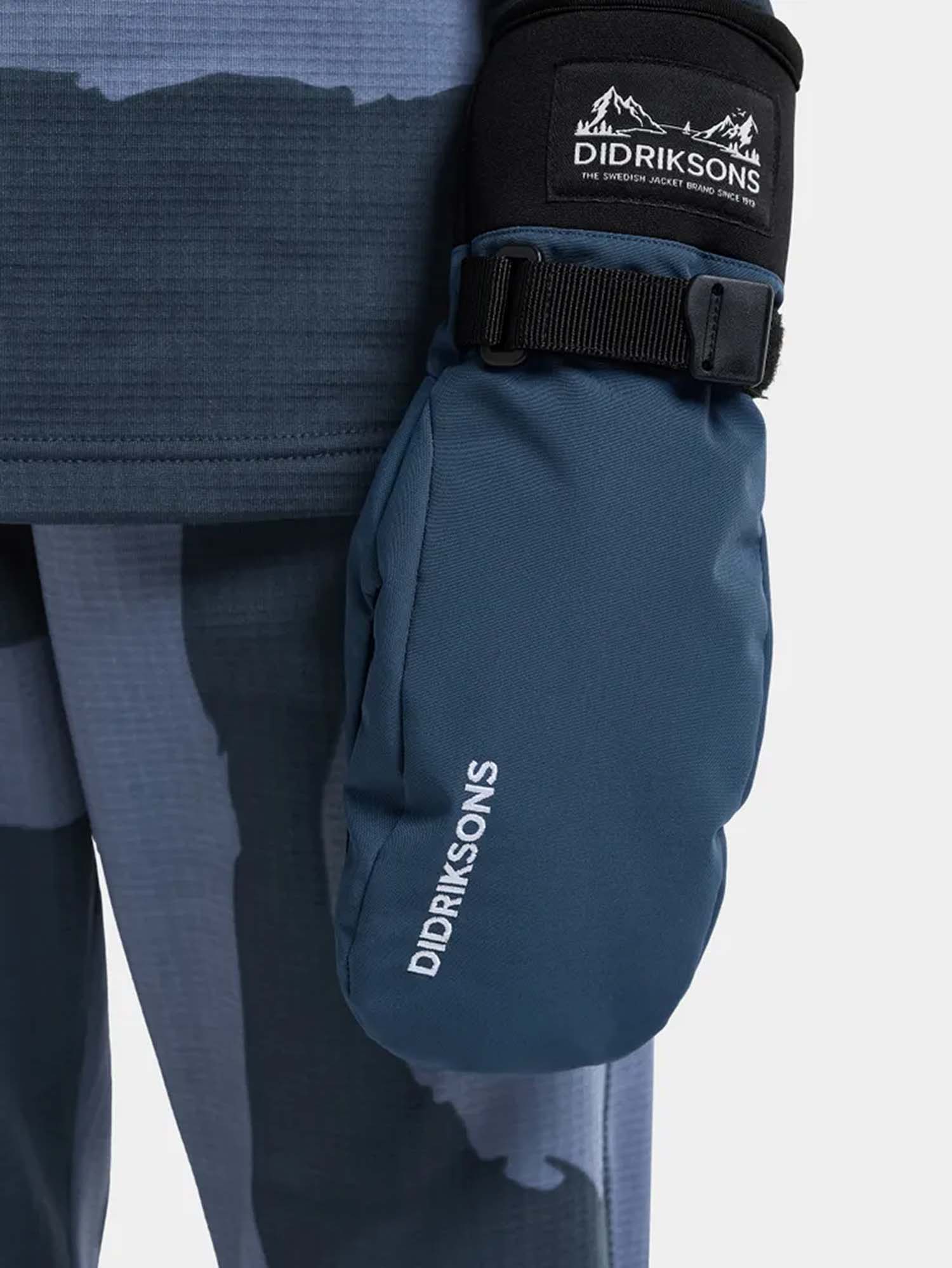 Didriksons Lovas Fäustlinge, Mountain Blue, 6-8 Jahre