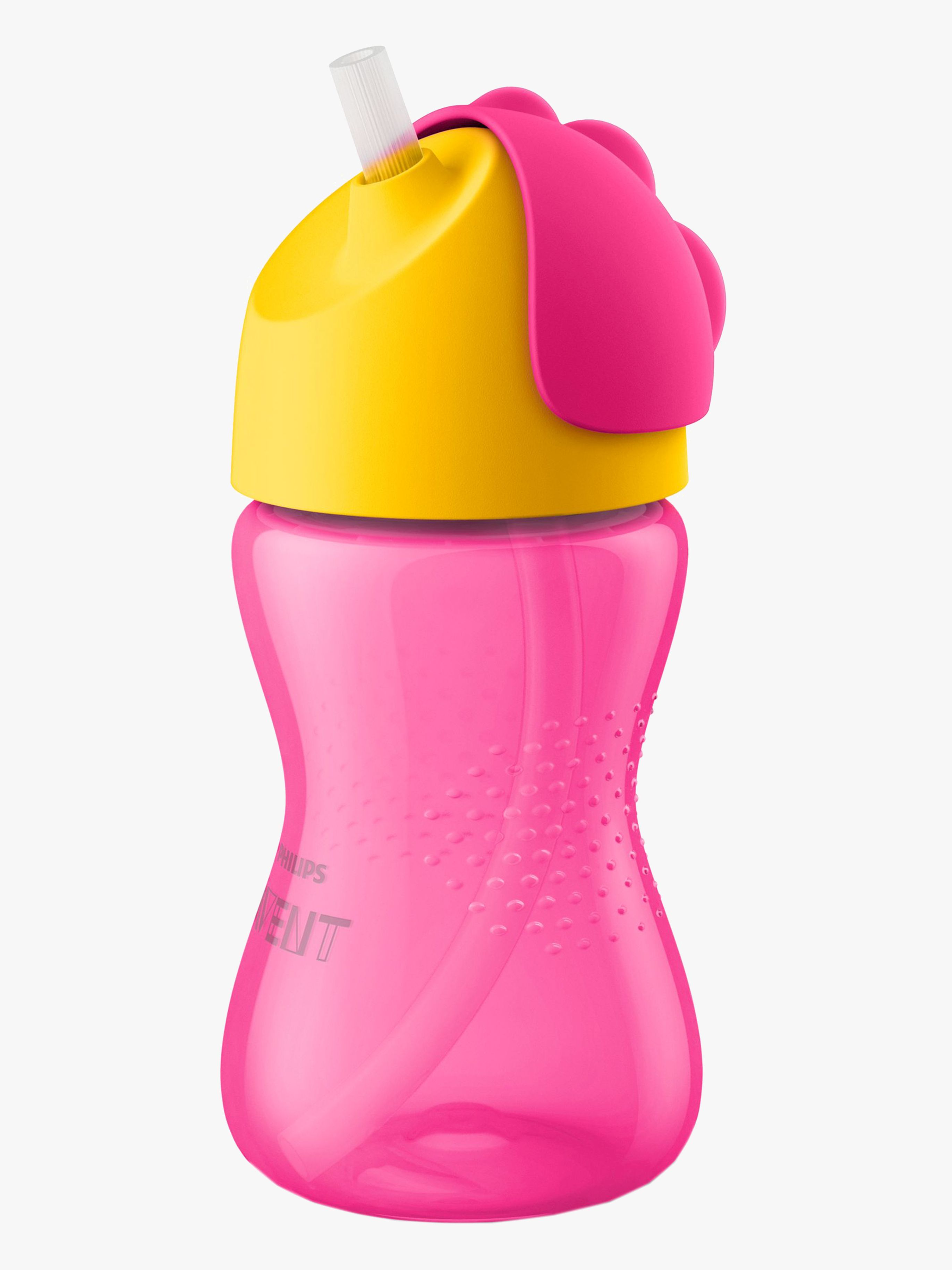Philips Avent Becher mit Strohhalm 300ml, Rosa
