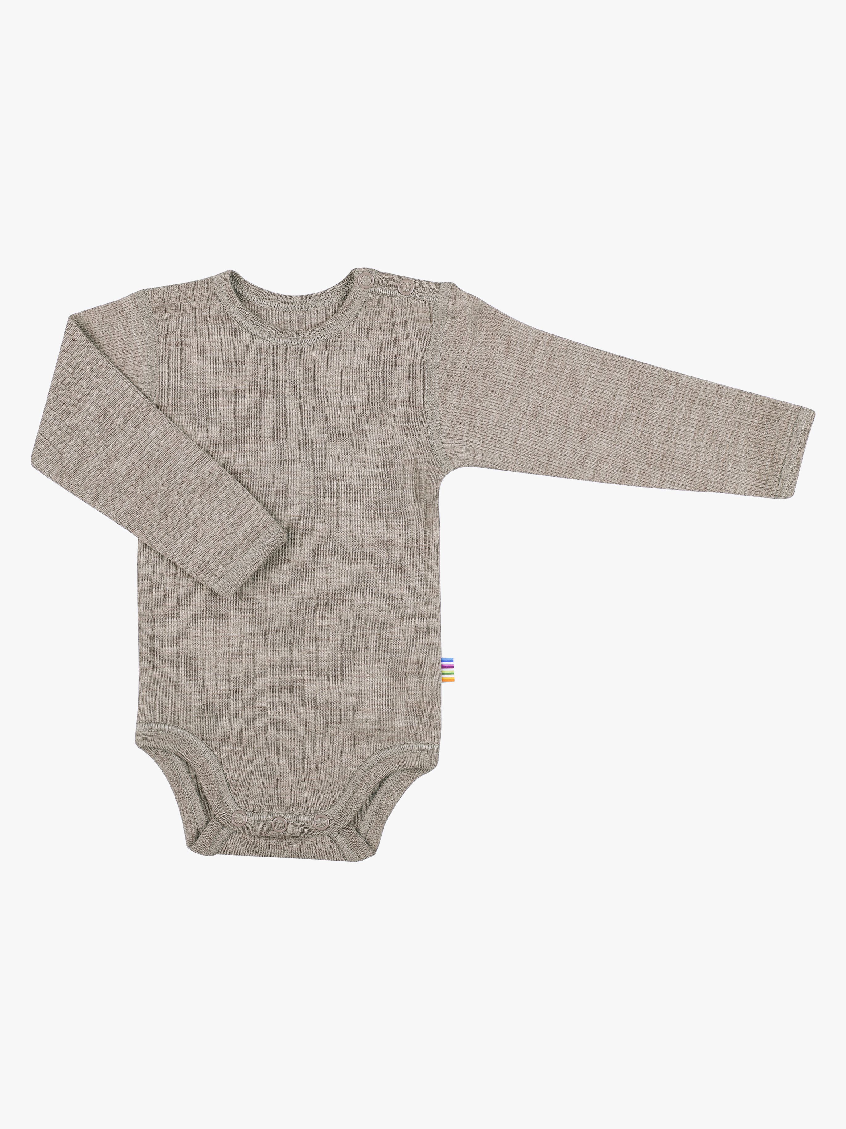 Body Merinowolle, Sesame Melange, 80, Babykleidung