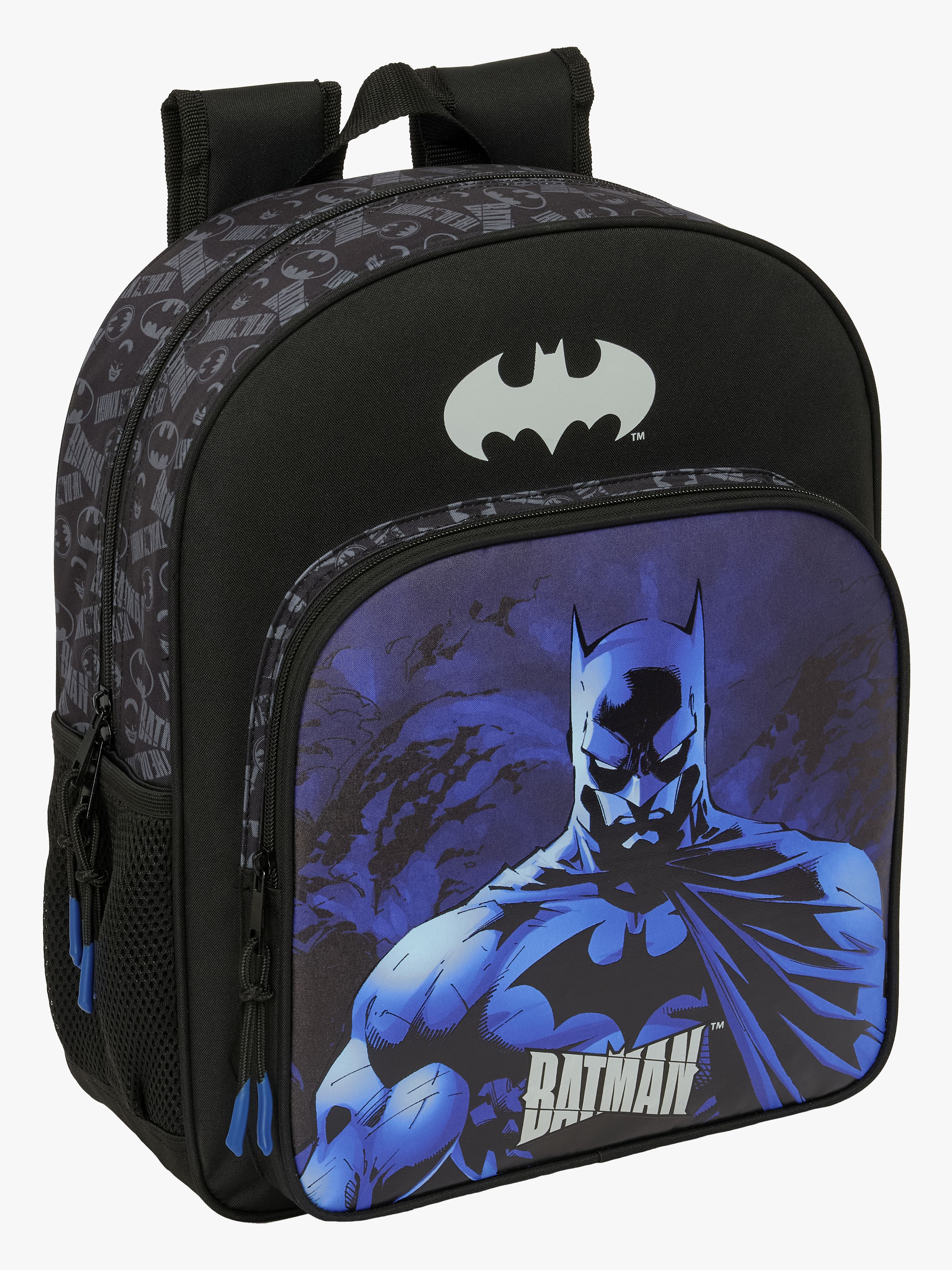 Batman Junior Kinder Rucksack 15L, Schwarz