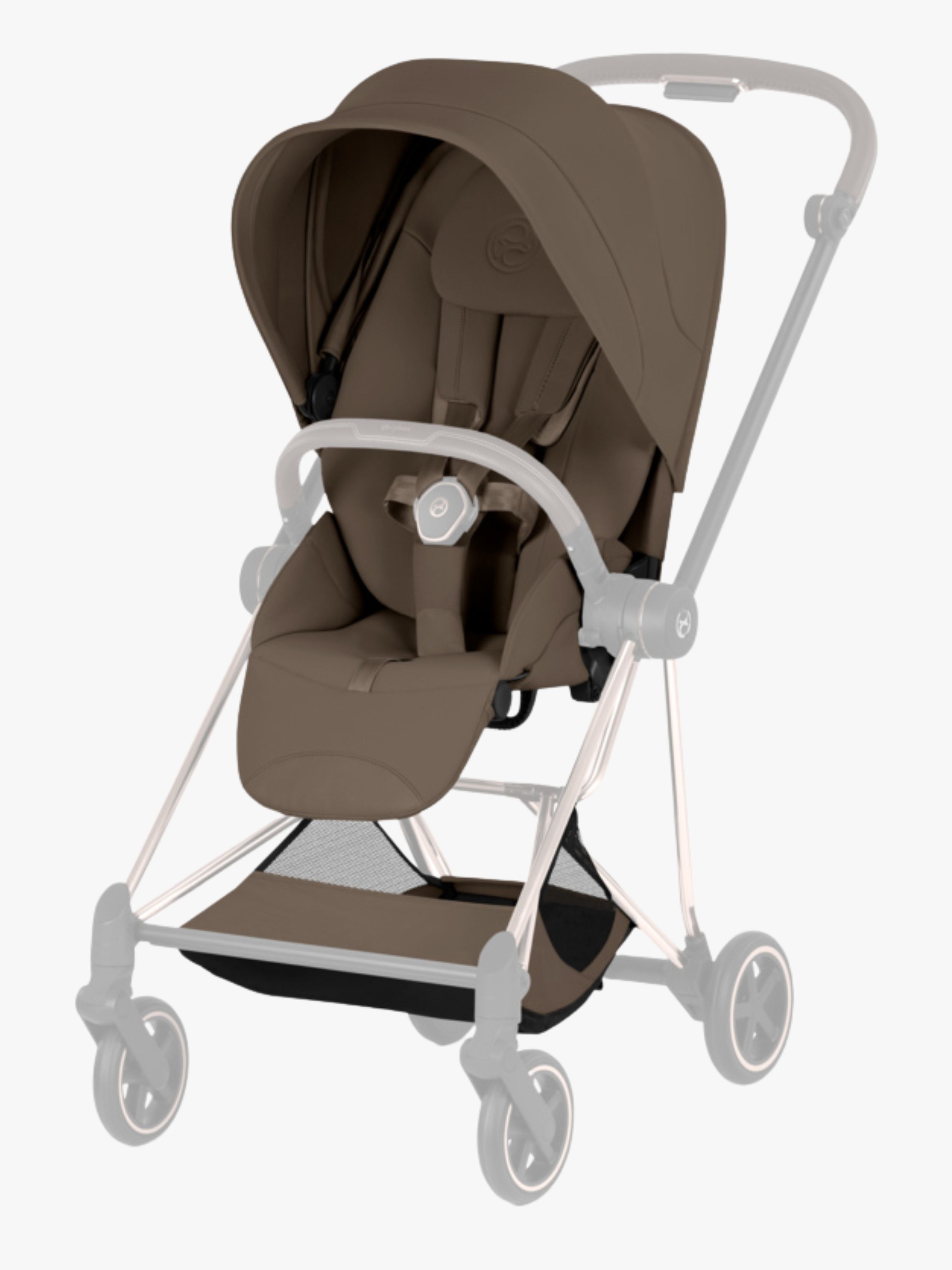 Cybex MIOS Style Farbiger Textilbezug, Coconut Brown