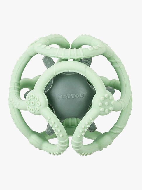 Nattou Soft Silicone Aktivitätsball, Grün