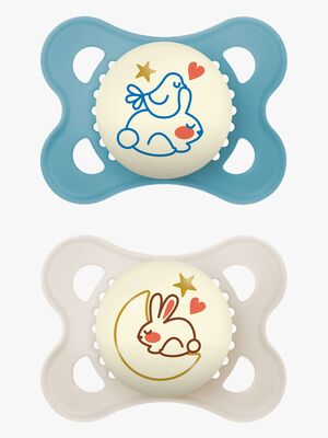 MAM Original Night Schnuller 0-6m, Blau