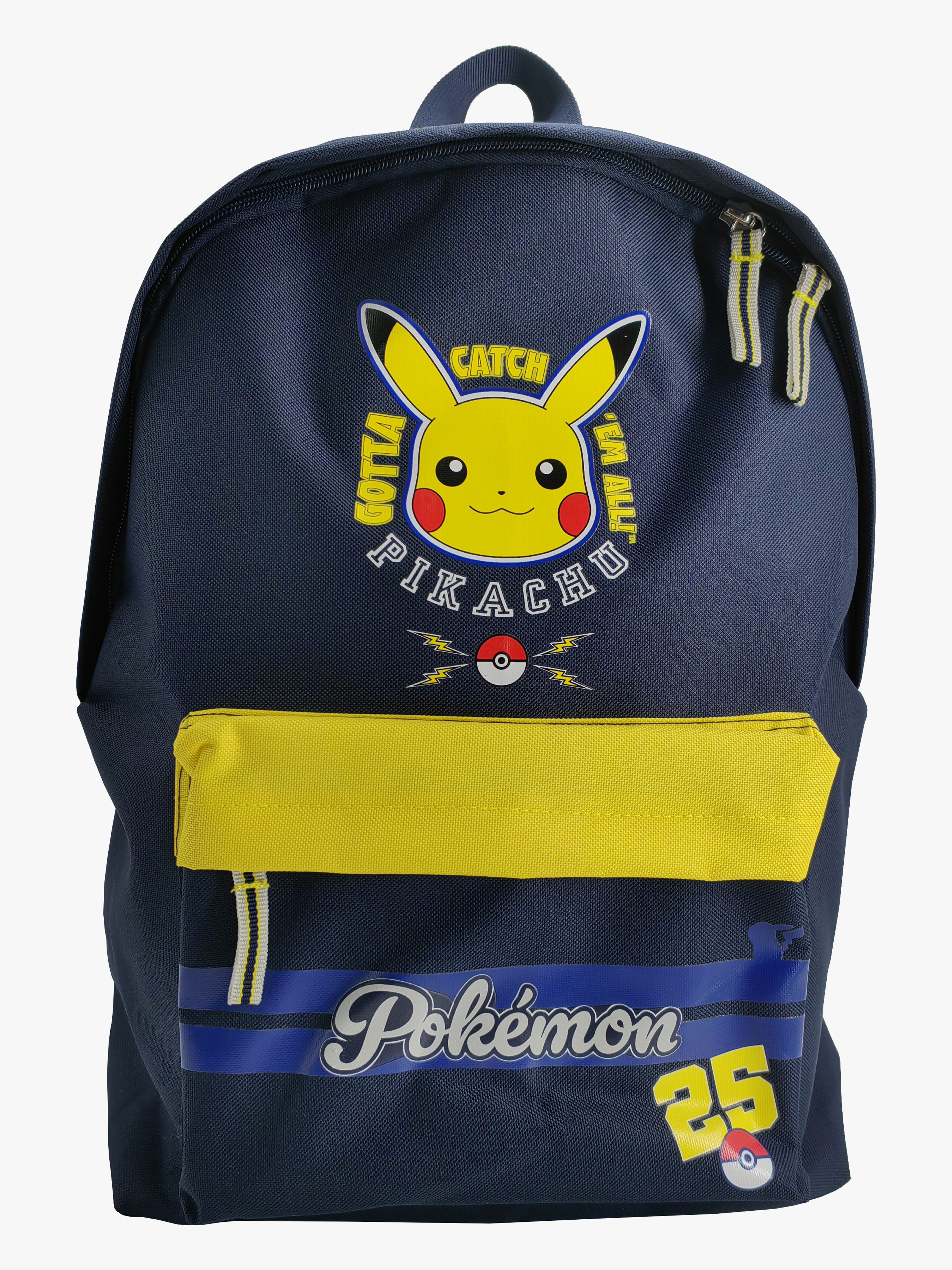 Pokémon Pikachu Kinder Rucksack 14L, Marineblau
