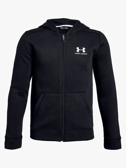 Under Armour EU Cotton Fleece Full Zip, Black