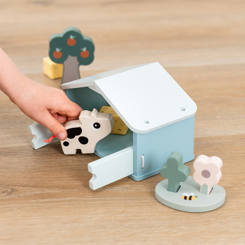 Done By Deer Bauernhof Spielset Kuh