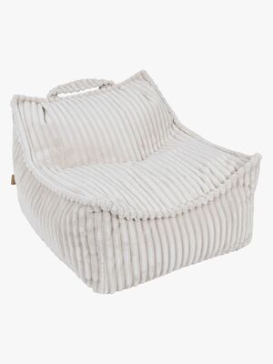 Meowbaby Churros Sitzsack, Cotton Candy White