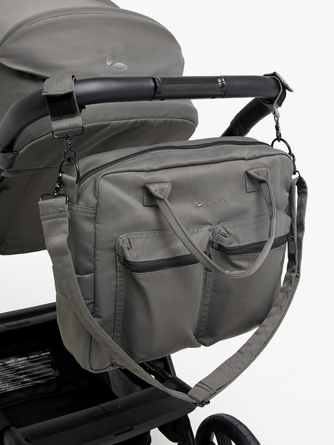 Beemoo Pro Wickeltasche, Mocha Grey
