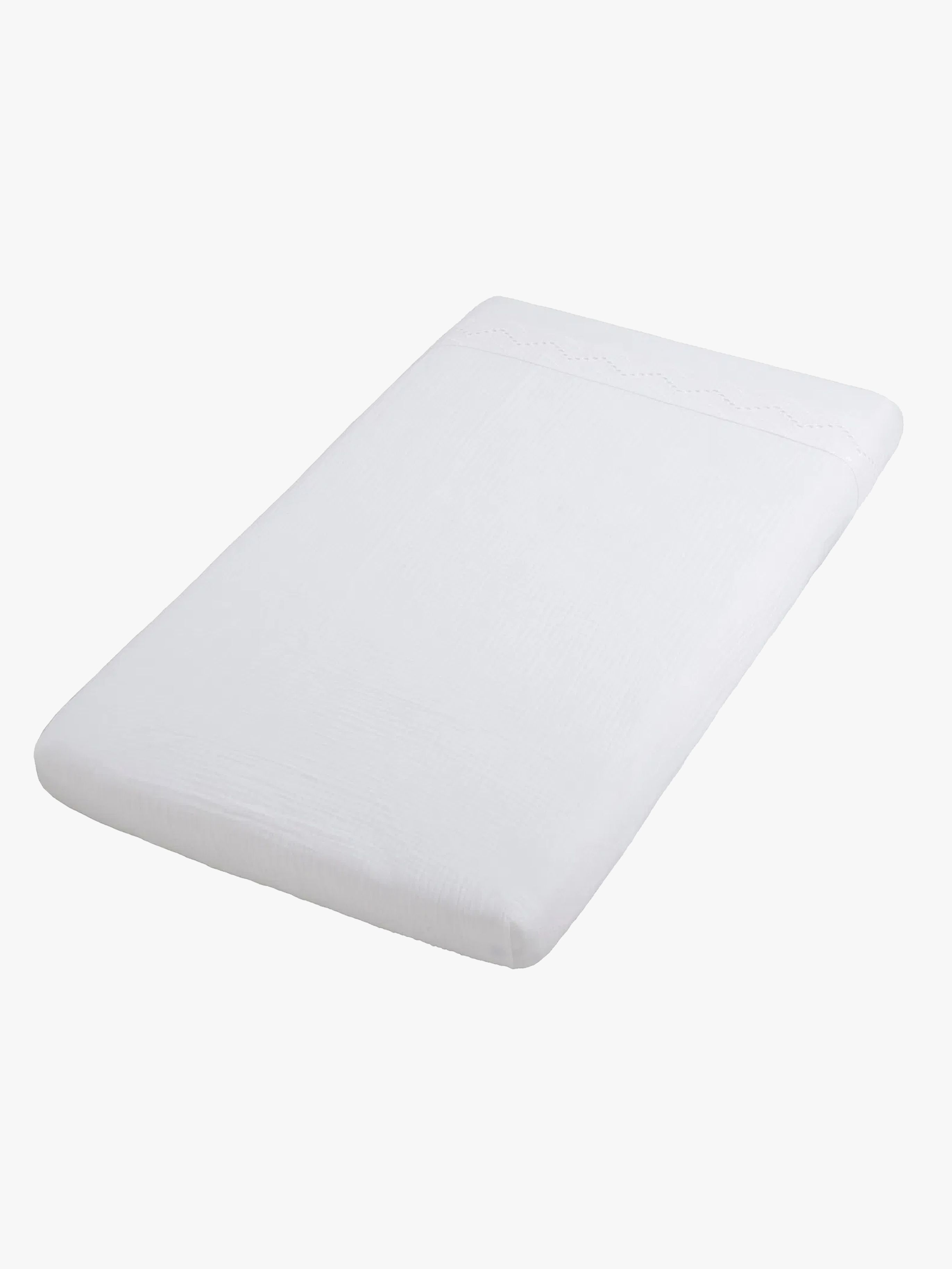 Baby's Only CALM Spannbettlaken mit Stickerei 40x80, White