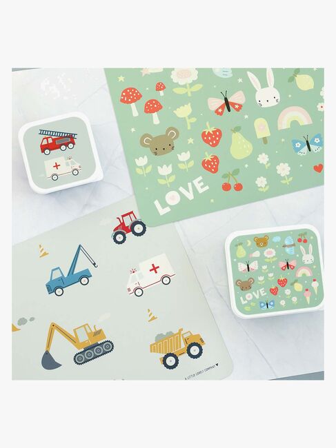 A Little Lovely Company Tischset, Fahrzeuge