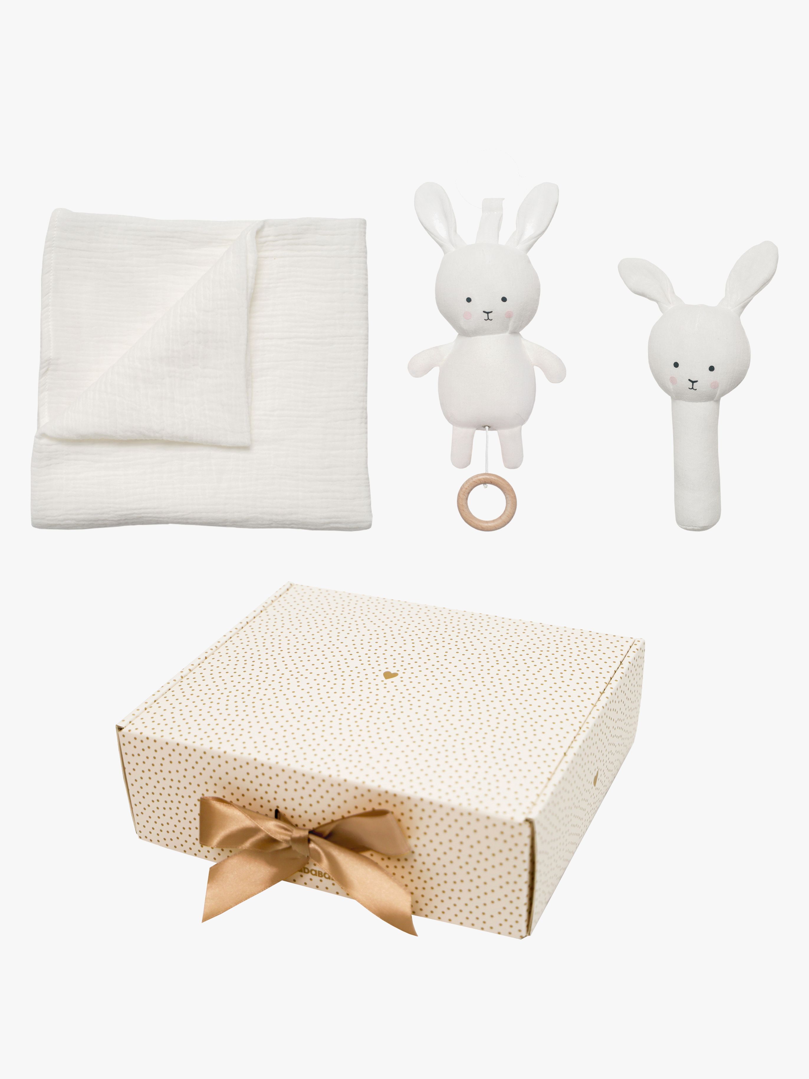Bunny Decke Geschenkset, Weiß