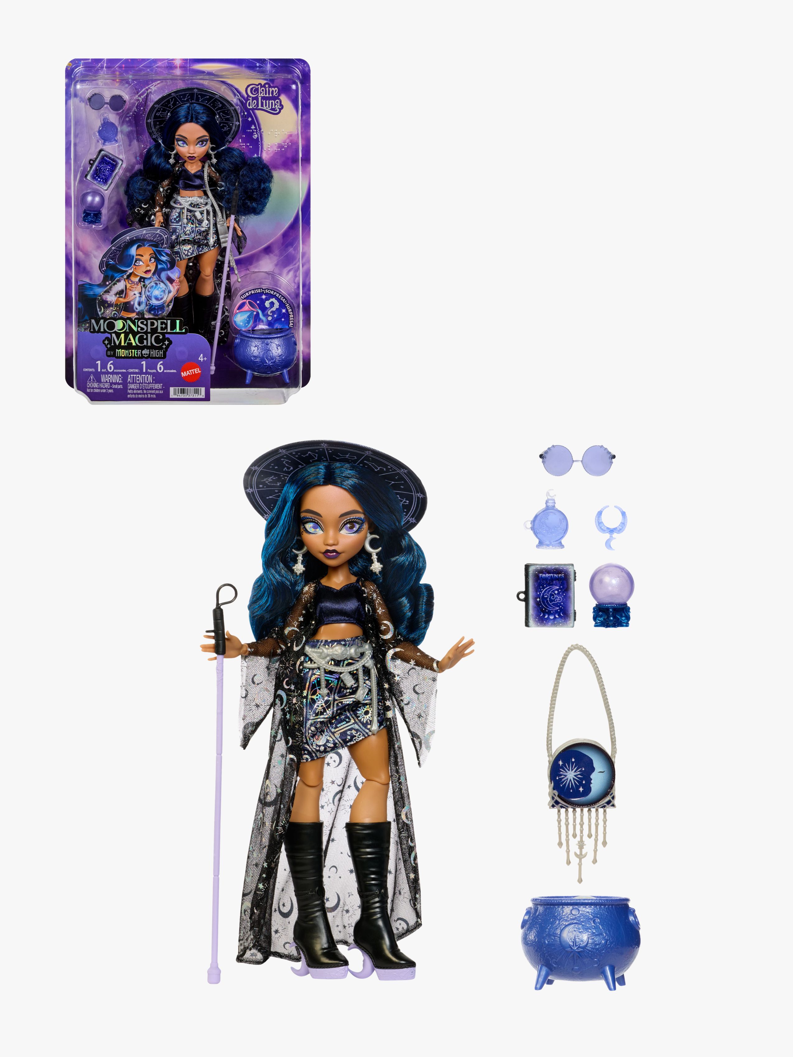 Monster High Moonspell Magic Modepuppe Clairvoyant