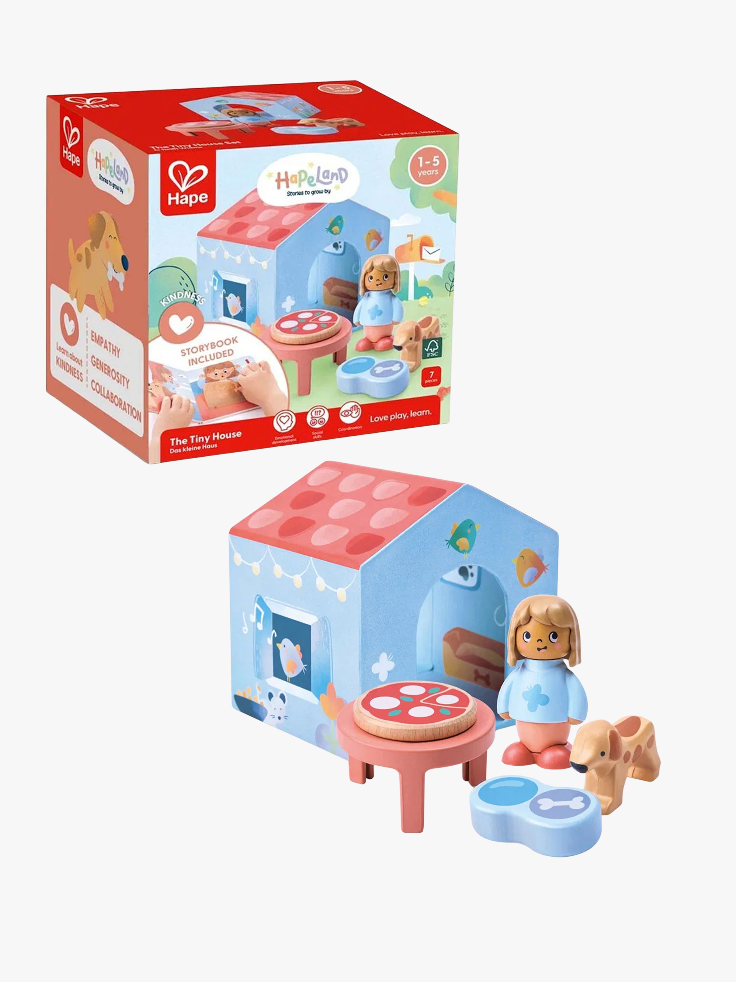 Geschichtenbuch mit Spielset The Tiny House