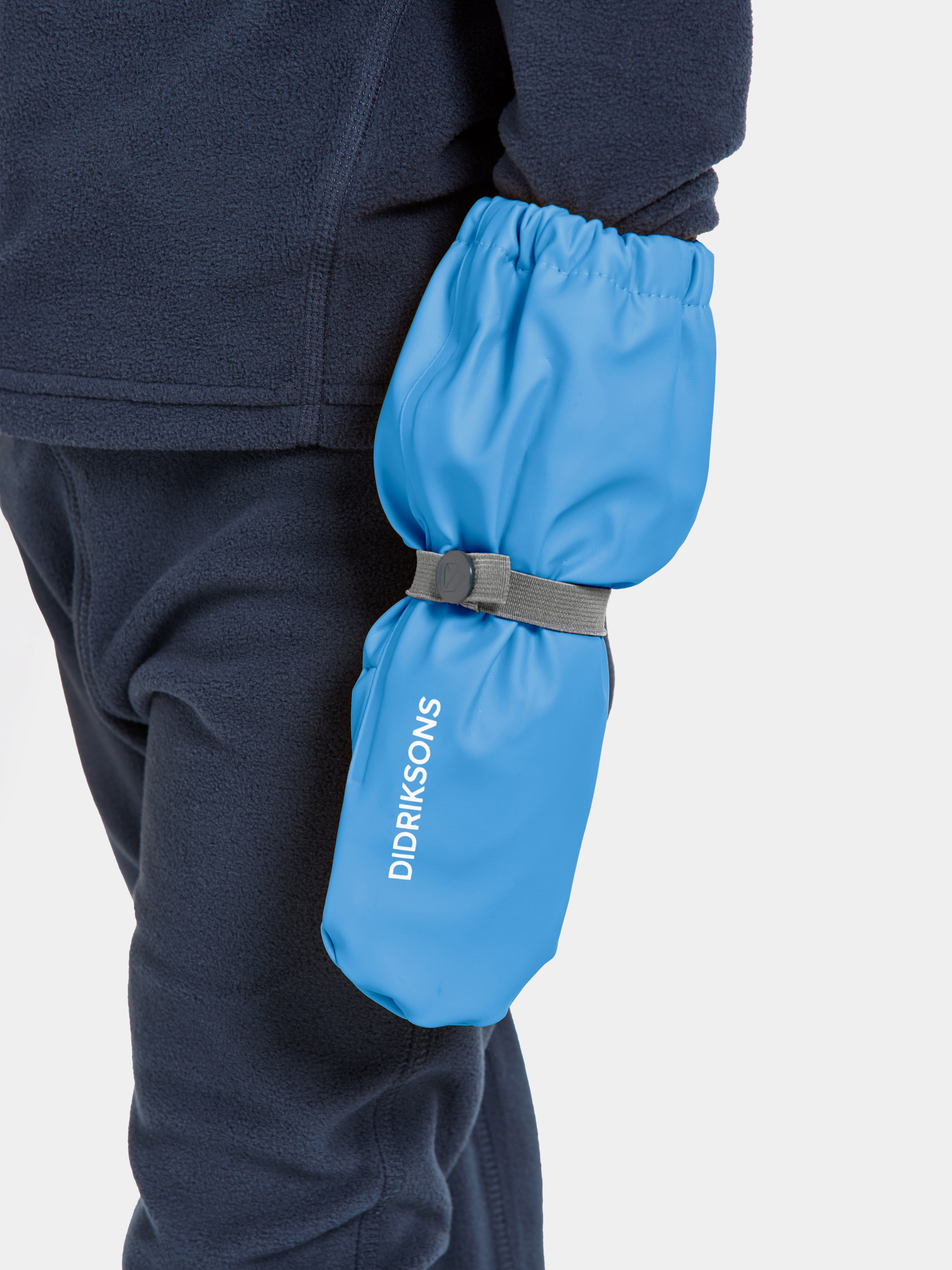 Didriksons Pileglove Gefütterte Regenhandschuhe, Sharp Blue, 2-4 Jahre