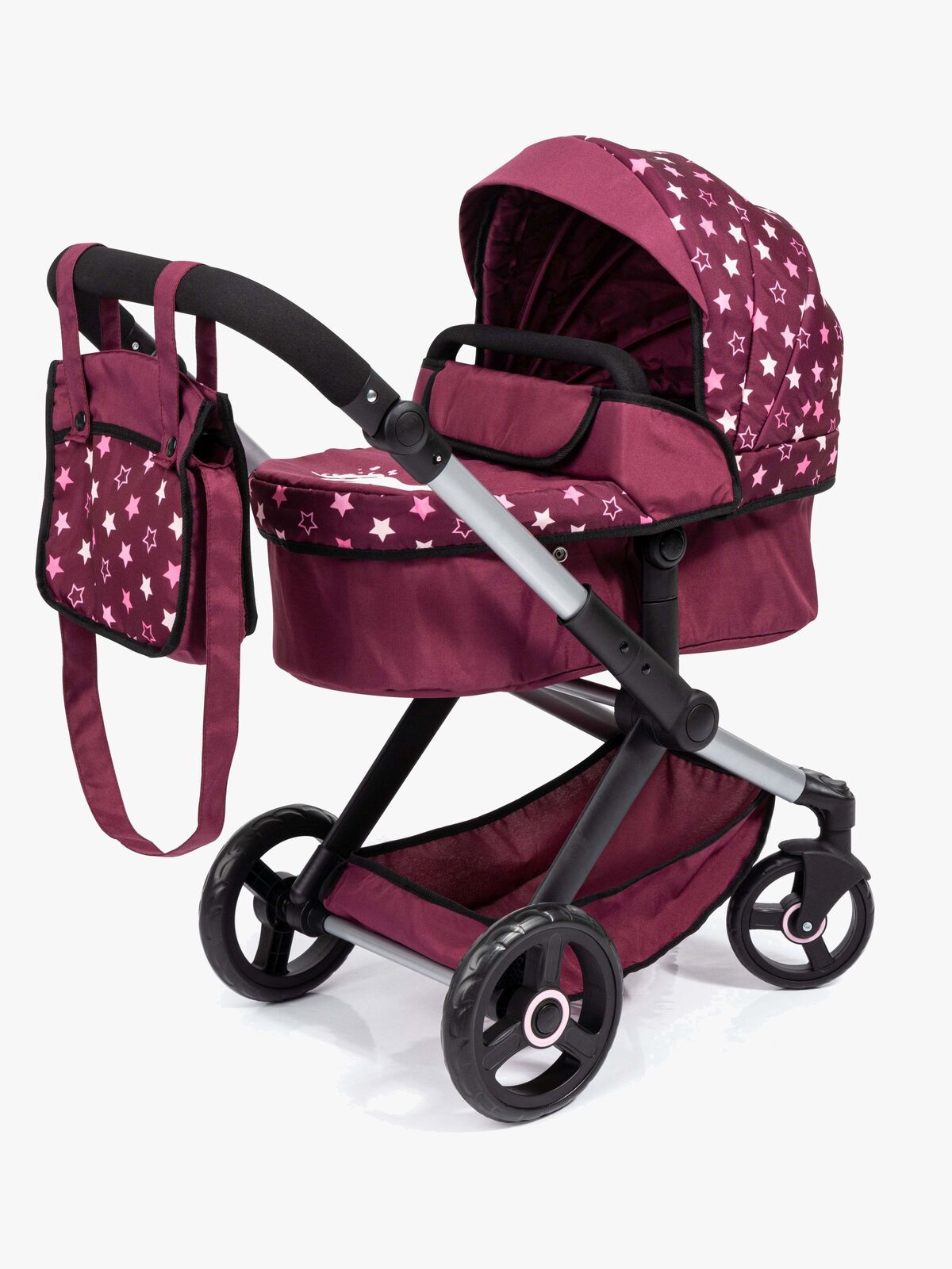 Bayer Design Xeo Puppenwagen, Bordeaux
