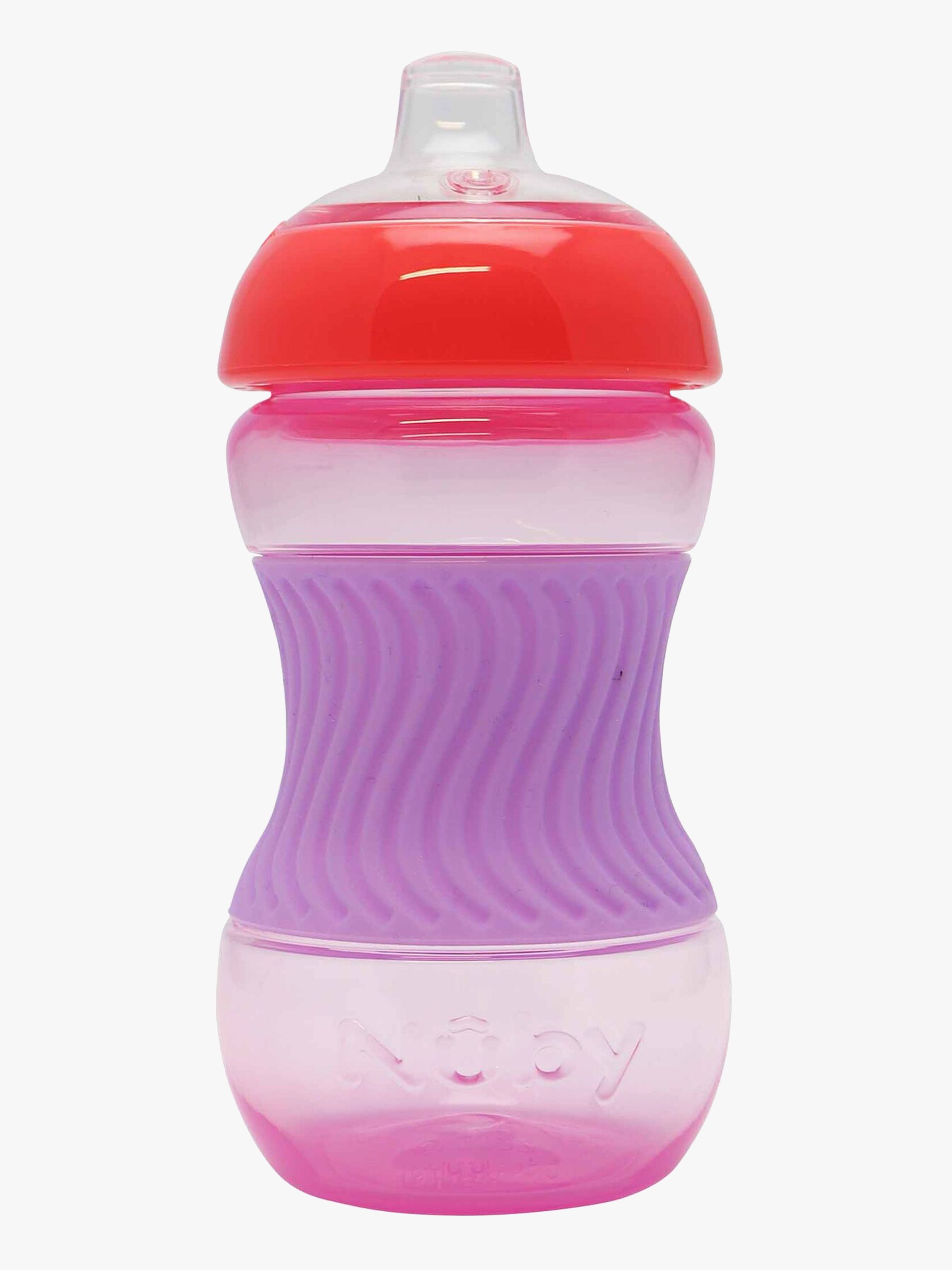 Nuby Mini Easy Grip Schnabeltasse, Rot/Rosa
