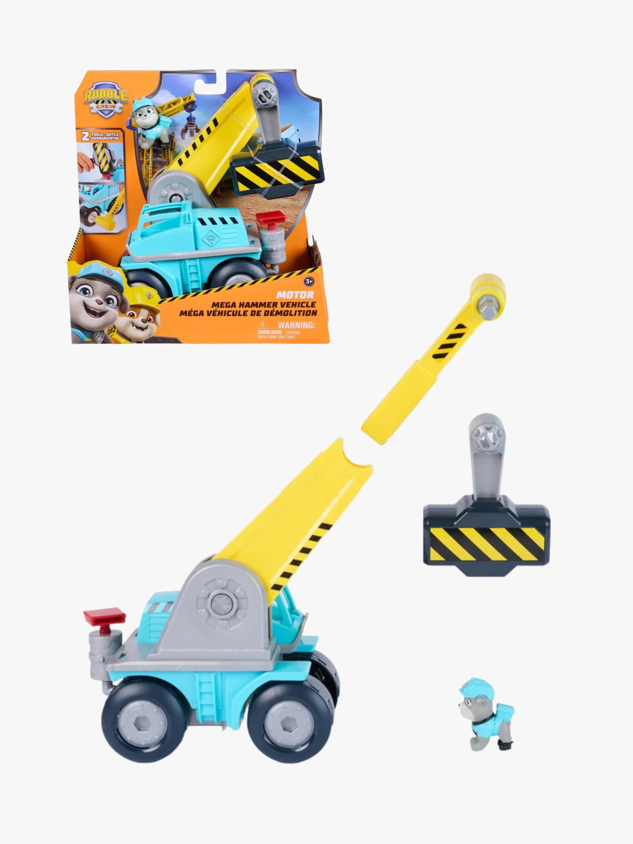Rubble &  Crew Baustellenfahrzeug Mit Mega Hammer