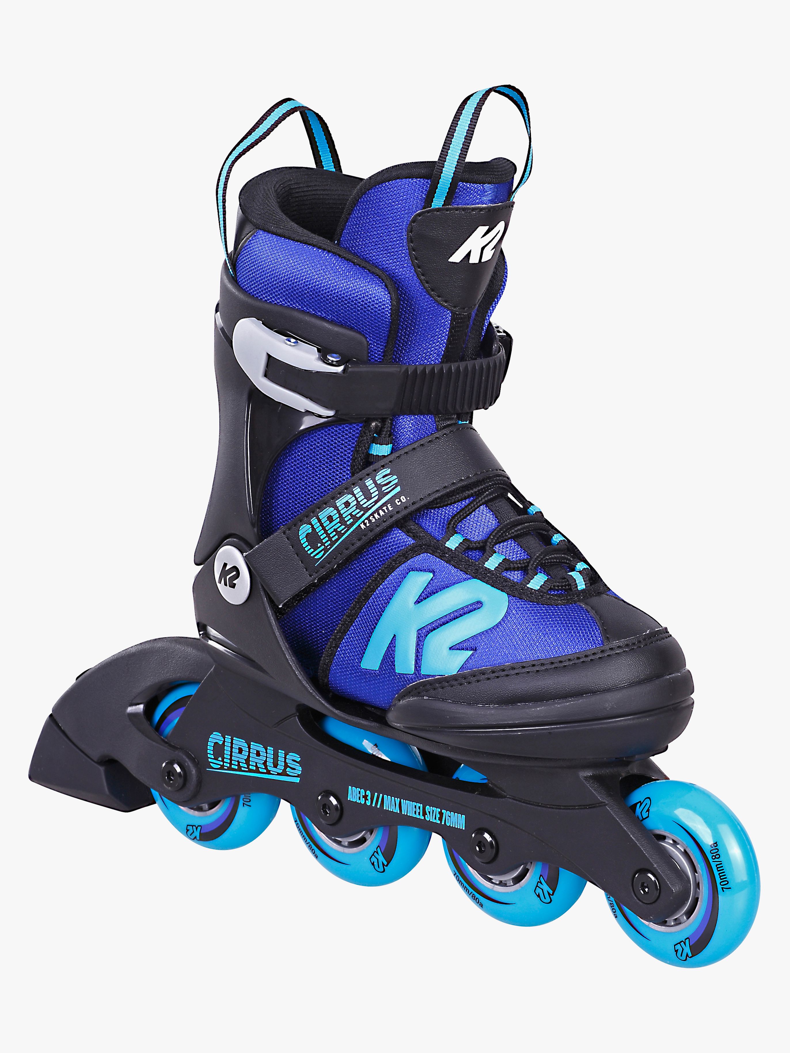 Cirrus B Inlineskates, Schwarz / Blau, 29-34