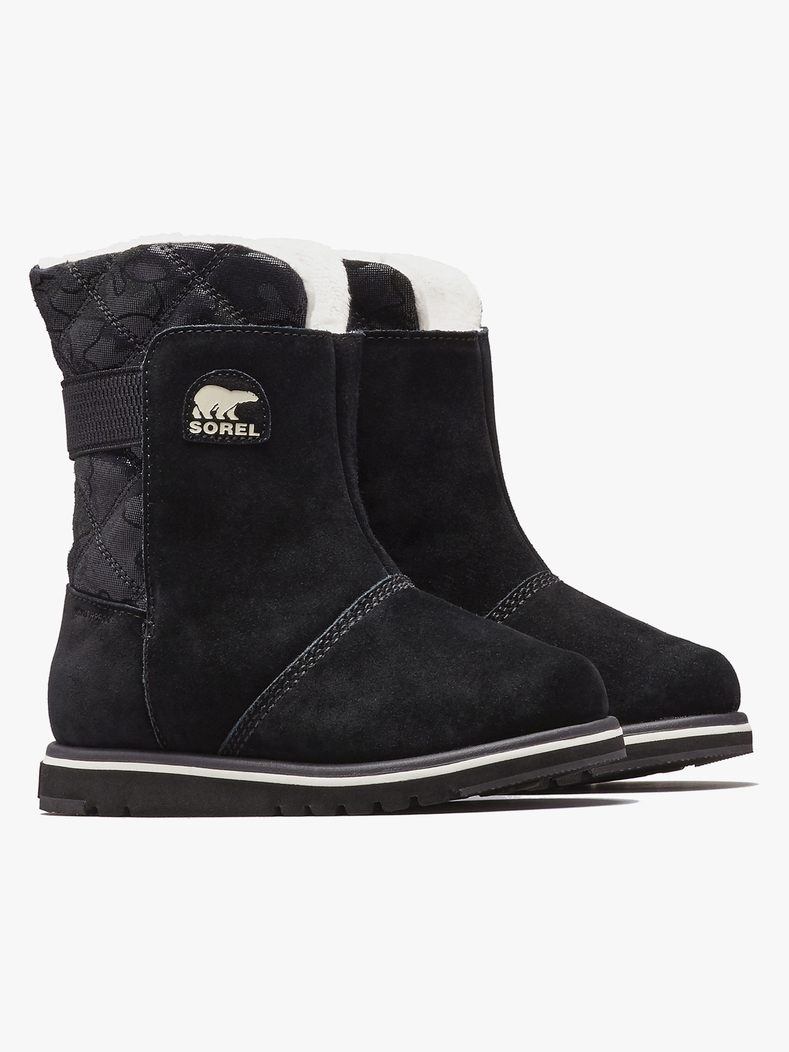 Children's Rylee Winterstiefel, Black / Light Bisque 25