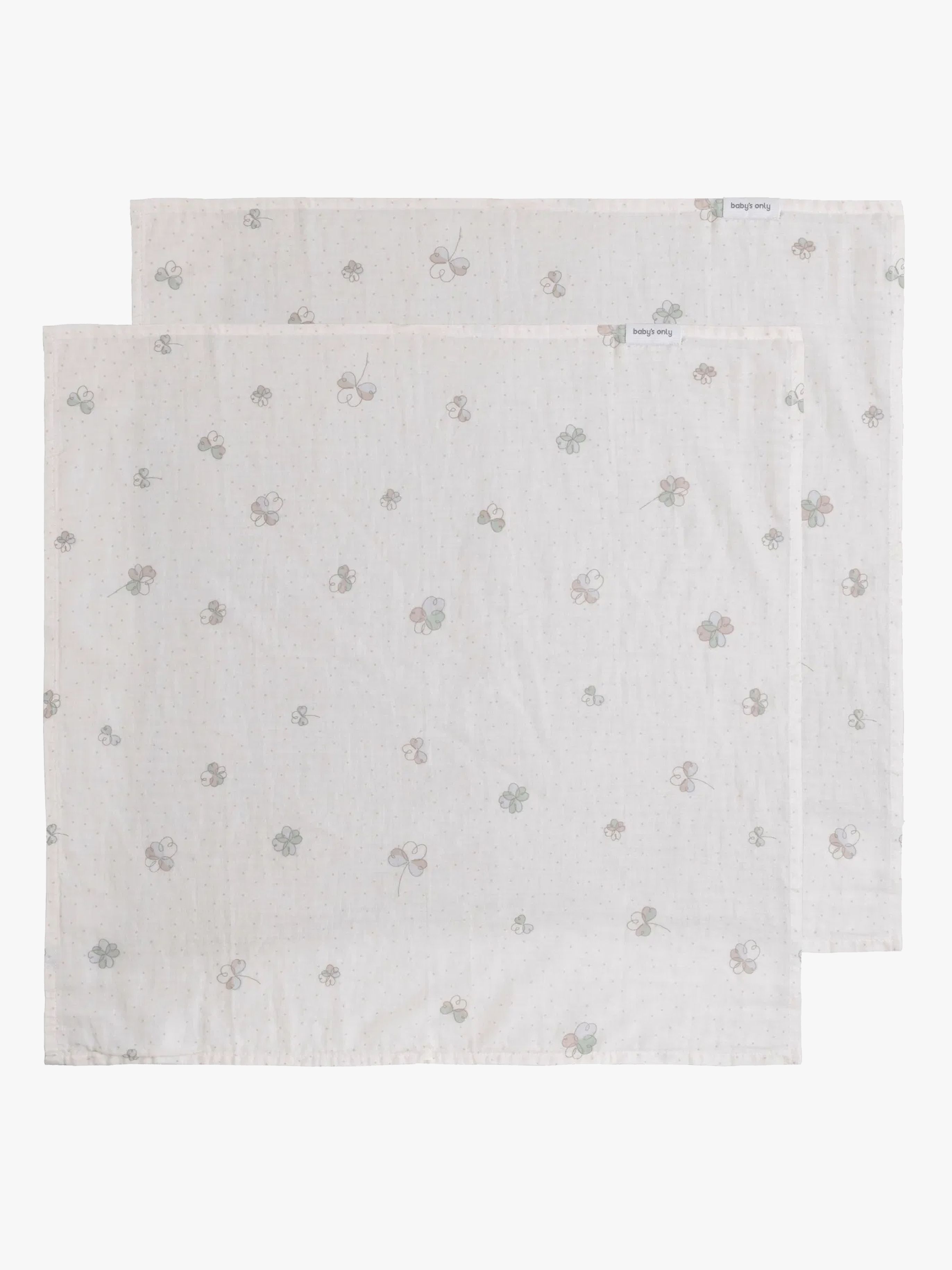 Pucktuch 115x115 cm 2er-Pack, Tender Clover