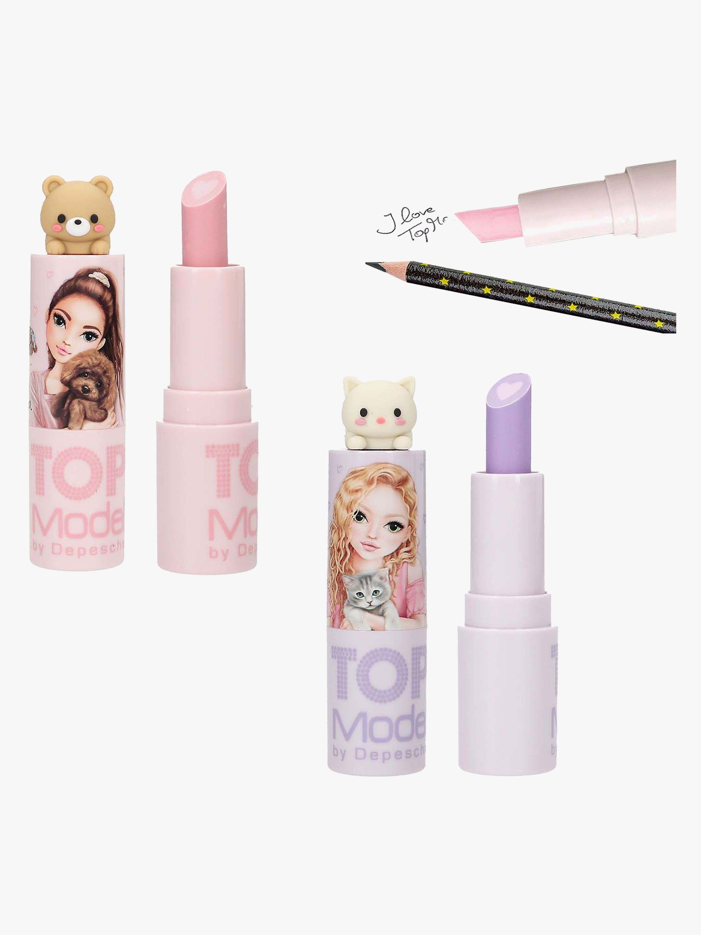 TOPModel Radiergummi Lippenstift mit Figur Gemischt