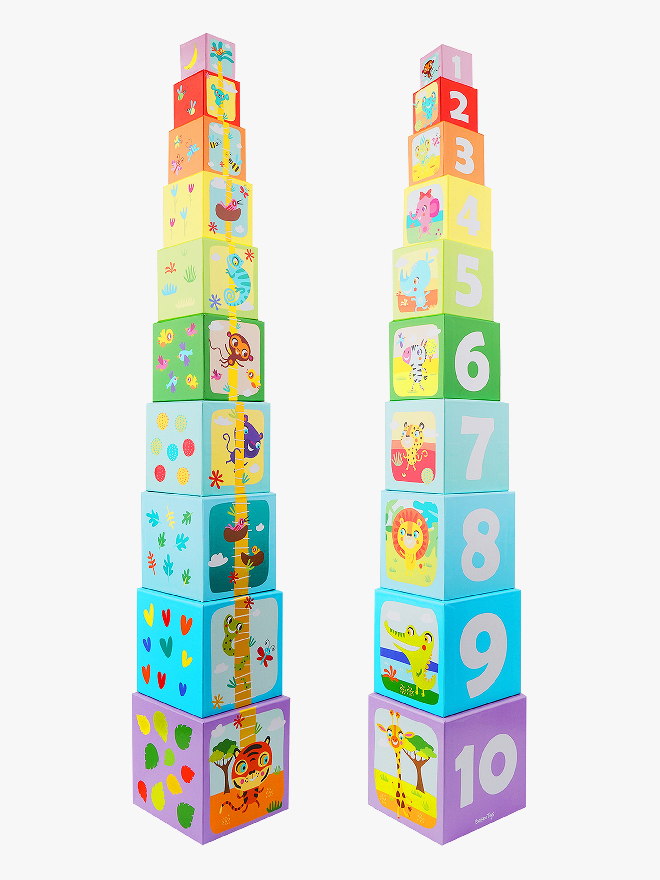 Safari Friends Stapelklötze, Babyspielzeug