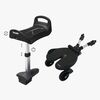 Bumprider Mitfahrbrett inkl. Seat+, Schwarz
