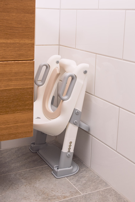 Beemoo CARE Assist Toilettensitz mit Leiter, Grey/White