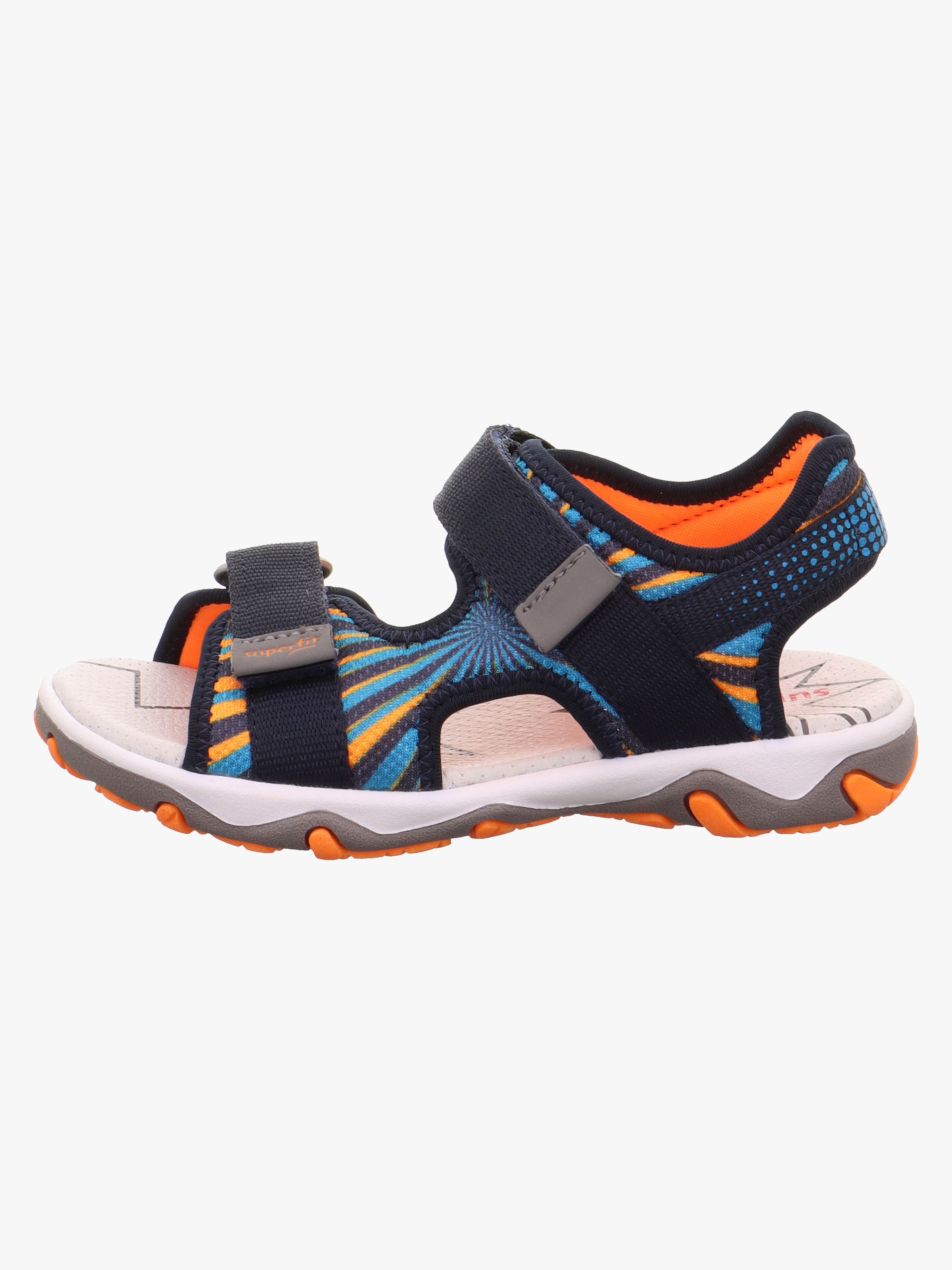 Superfit Mike 3.0 Kinder Sandalen, Blau/Orange, 33