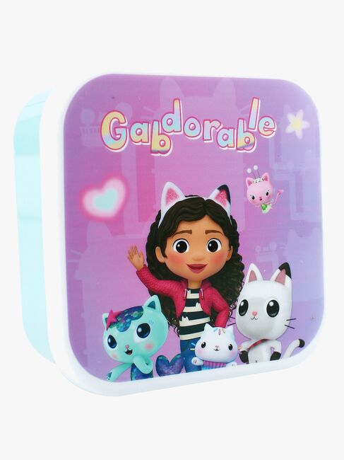 Gabby's Dollhouse 3 in 1 Snackbox Fresh Bites, Lila