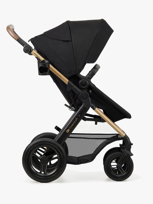 Kinderkraft MOOV 2 4-in-1 Air Kombikinderwagen, Pure Black