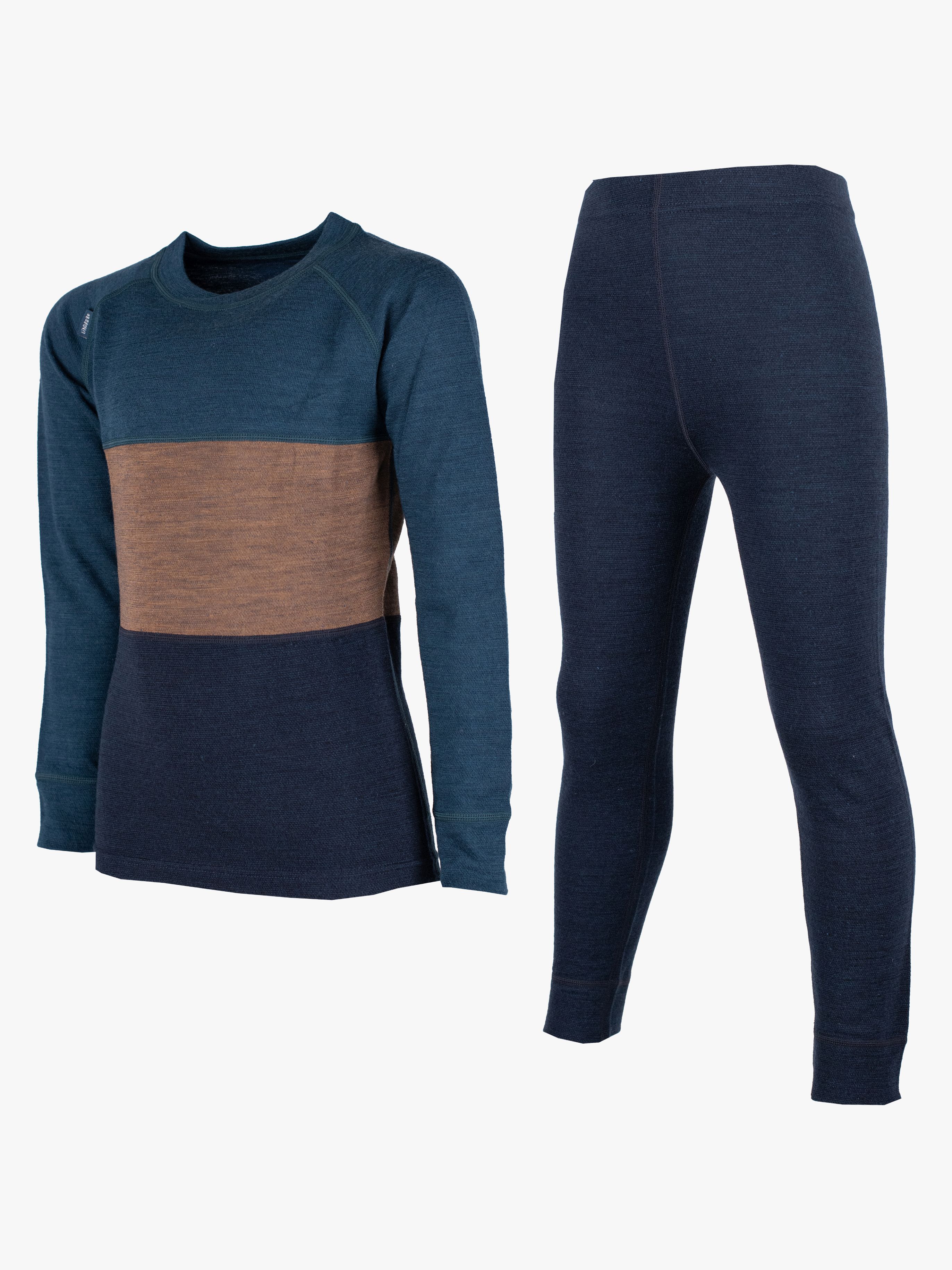 Lindberg Bamboo Merino Thermounterwäsche, Blue/Navy, 170