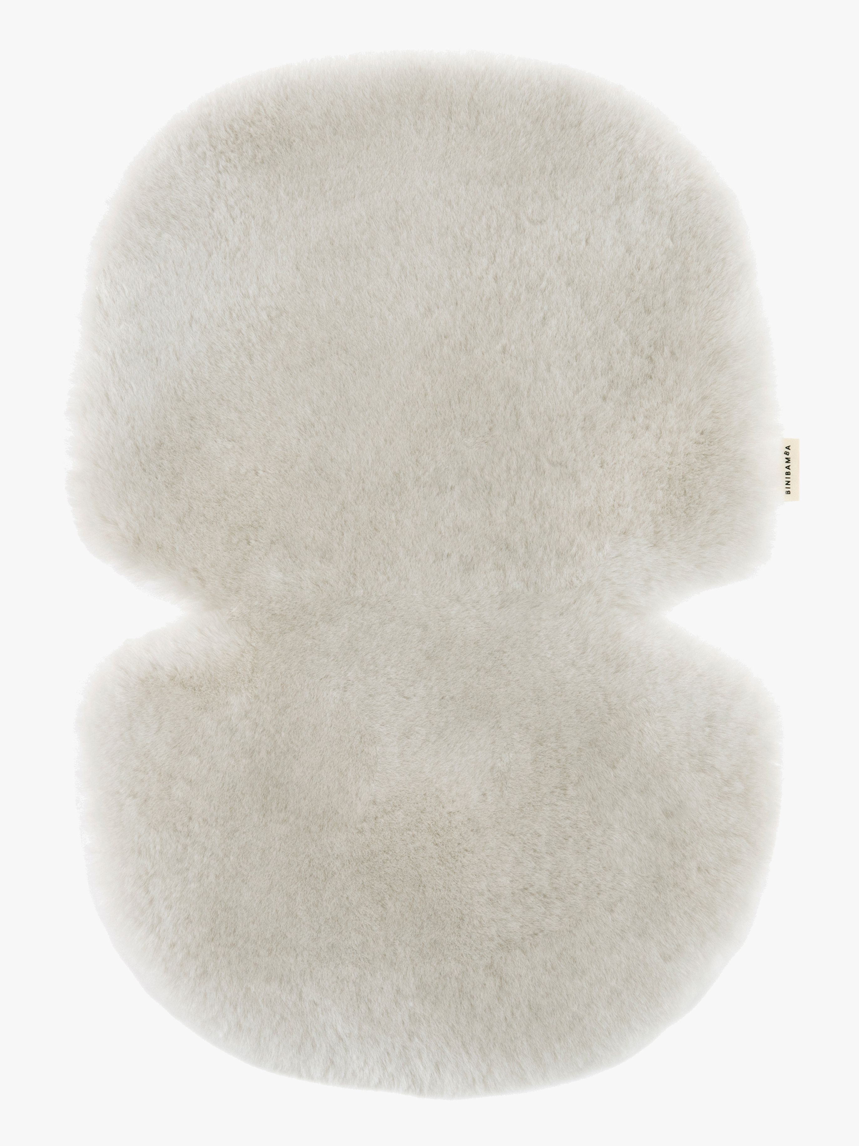 BINIBAMBA Sheepskin Sitzkissen Fixed Harness, Moon