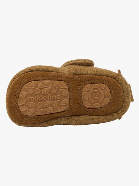 Mikk-Line Hausschuhe Wolle, Medal Bronze