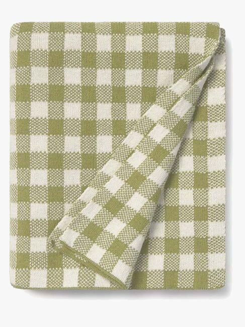 LorenaCanals Vichy Decke, Matcha