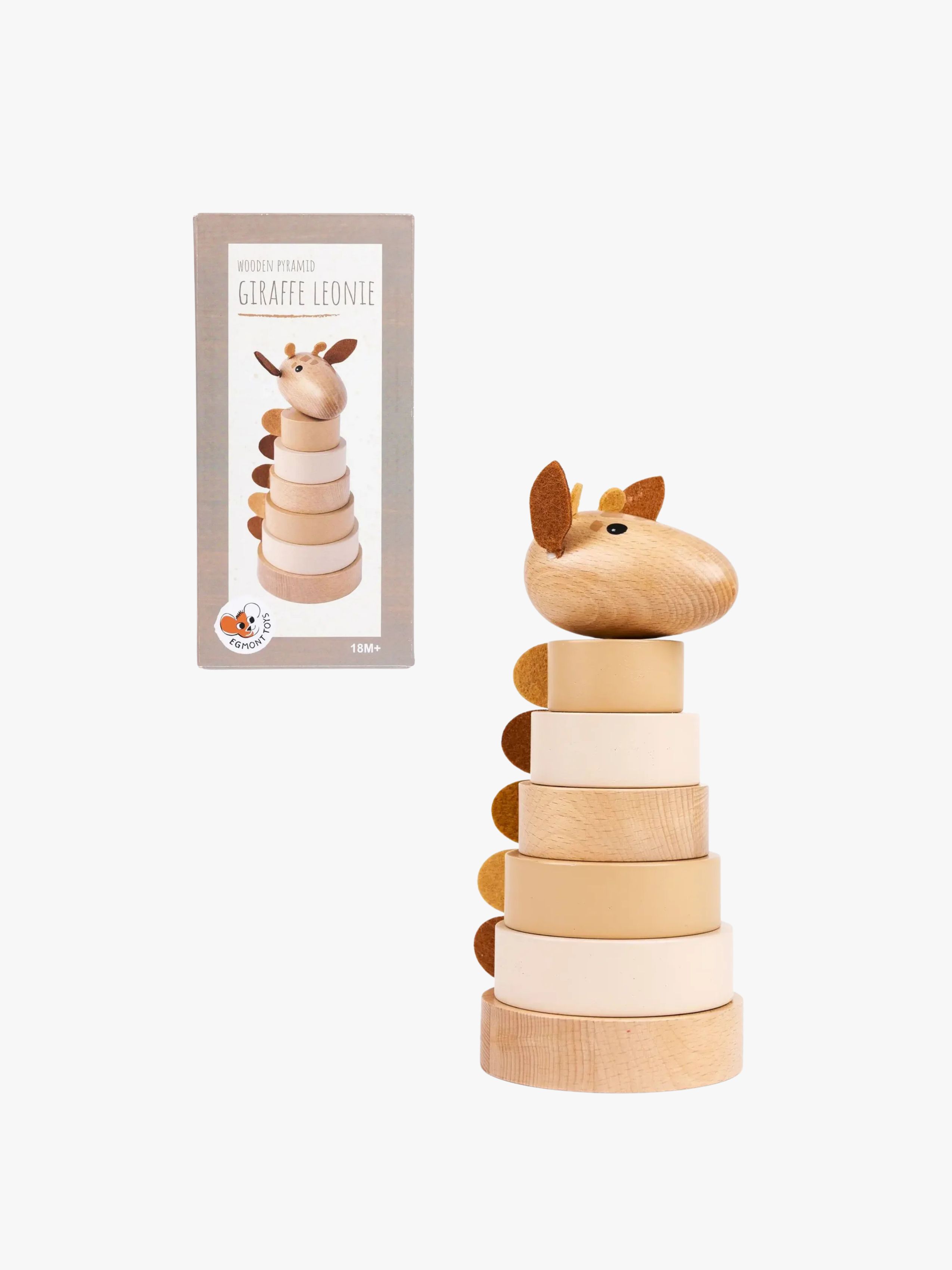 Egmont Toys Stapelspielzeug Giraffe Leonie, Babyspielzeug