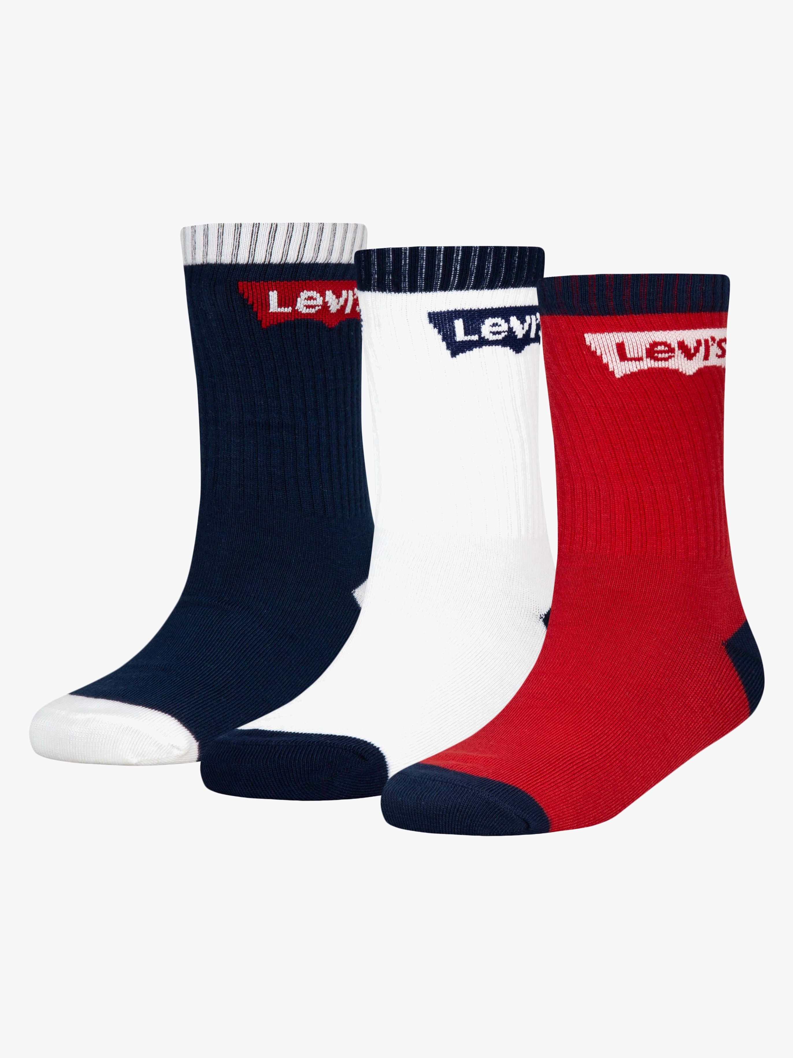 Levi’s Batwing Socken 3er-Pack, Dress Blues, 9-11 Jahre