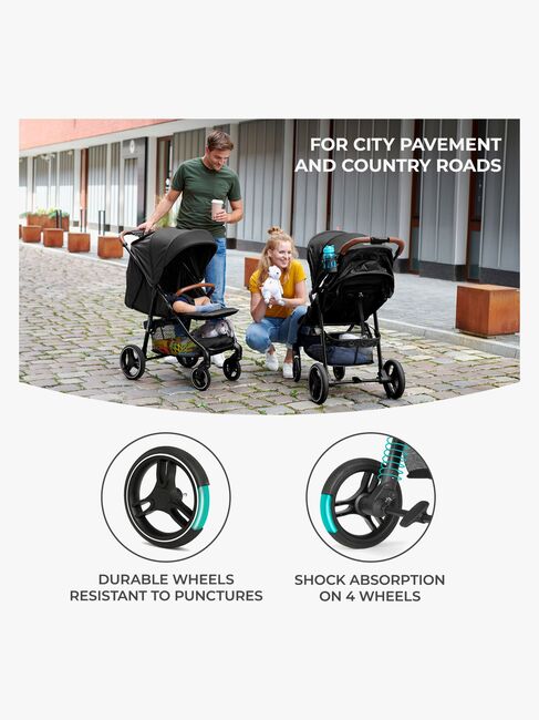 Kinderkraft GRANDE PLUS Kinderwagen, Pink