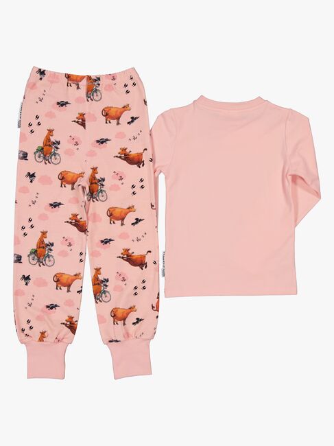 Geggamoja Zweiteiliger Pyjama Mama Muh, Rosa
