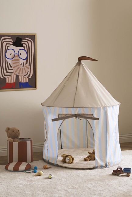 Kid's Concept Spielzelt Gestreift, Blau