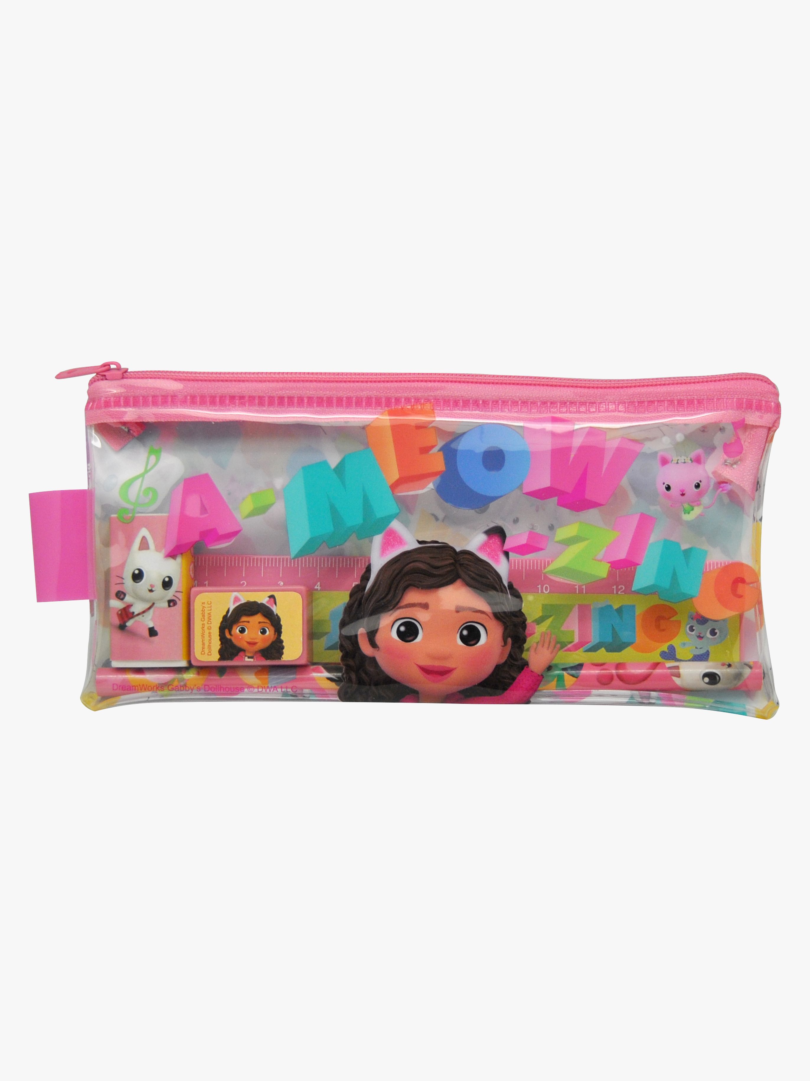 Gabby's Dollhouse Federmäppchen mit Schreibset, Mehrfarbig
